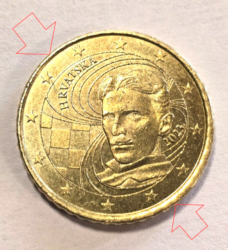 Kroatien cent 2023 tesla - 2023,