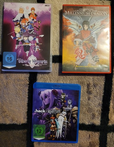 Blu ray dvd anime filme - 3, x