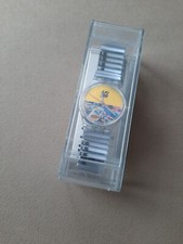 Vintage Swatch Gent Flex Silver MOVIE NEWS GK219a – ungetragen in OVP