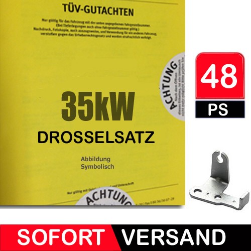 35kw drosselsatz 48ps drossel - 35kw,