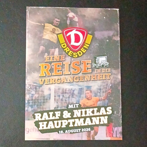Flyer fußball dynamo dresden - dynamo,