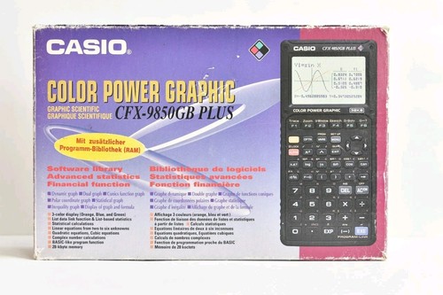 Casio cfx 9850gb plus - cfx-9850gb,