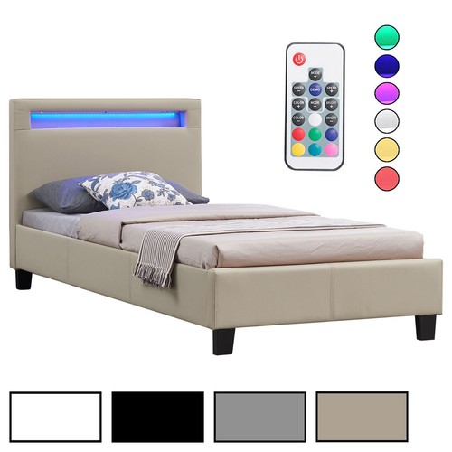 Polsterbett 200 cm led - 90,