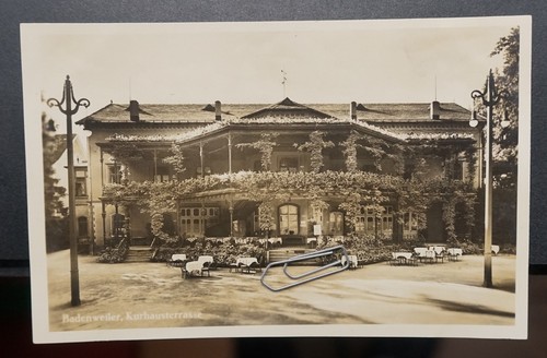 Badenweiler postkarte 1930 - badenweiler, um