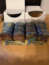 Pokemon Mini Tin ENG - Geöffnet - Schwert und Schild + Sonne und Mond Base-Set