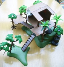 Spielzeug Playmobil Baumhaus Haus auf Insel ohne Zubehör (329)