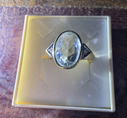 750 gelbgold ring 57 - 750, gr.