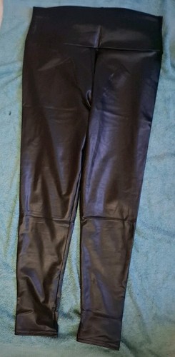 Kunstleder leggins schwarz - leggins,