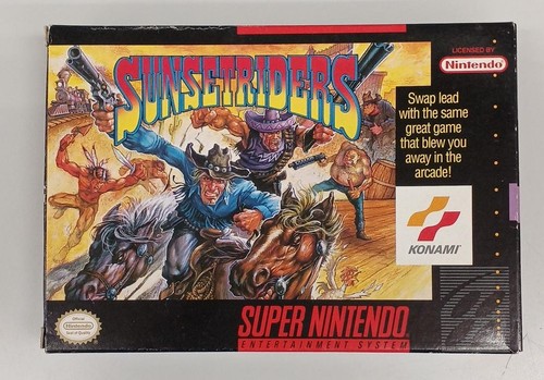 Konami sunset riders super - sunset,