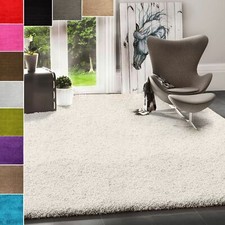 Hochflor Shaggy Teppich Modern pflegeleichte Florhöhe Unifarben - TOP PREIS!
