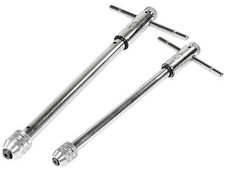 2 x Ratschen Gewindeschneider M3 - M12 Knarre Gewindebohrer Werkzeughalter Lang