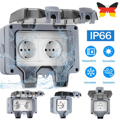 Ip66 wandsteckdose steckdose - ip66,