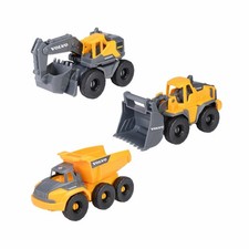 Dickie Toys Volvo Construction Set 3-tlg. Bagger Radlader Kipplaster Auto