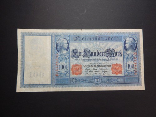 100 mark reichsbanknote - 100, 1910
