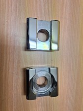 1 Paar Prismen Kettenspanner Chrom Yamaha XJR 1200 1300 4PU RP01 RP02 20mm Achse