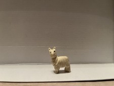 Schleich 10055 Lama Mini Weiß Schwarze Augen Weich Tier Figur
