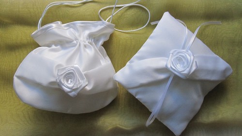 Set aus brautbeutel und - brautbeutel,