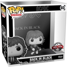 Funko Pop Albums ACDC Back in Black 03 Album Cover Angus Young Special Edition 
