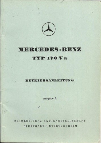 Mercedes typ 170 a - 170, v