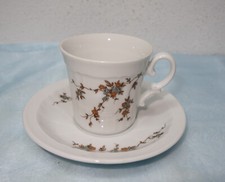 Eschenbach Salzburg -  braun, blaue Blüten - Kaffeeservice - Teile zur Auswahl