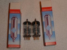 Röhren TELEFUNKEN E88CC gem. Paar,  garantiert neu (NOS), <>, gleicher Prod.Code