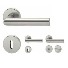 Türgriff Türdrücker Drückergarnitur Tür Hoppe Amsterdam Edelstahl F69  BB PZ WC