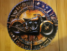 Schild Blechschild Harley Davidson  Durchmesser 20 CM  Shovel Flat Panhead J JD