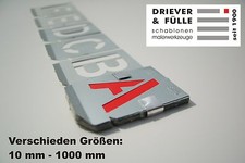 Schablonen Buchstaben ( A-Z