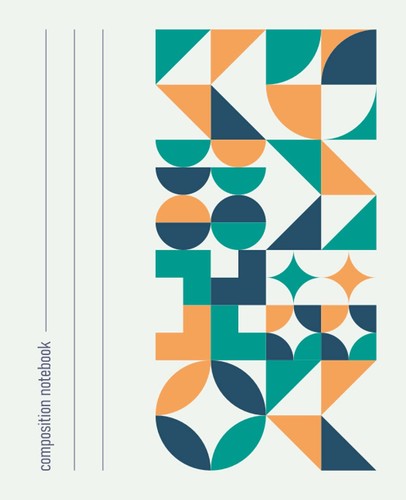 Retro design notebook linen - design,