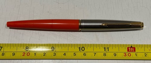 Parker fountain pen - 45, orange-