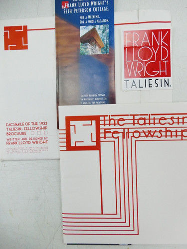 Facsimile the 1933 taliesin - of,