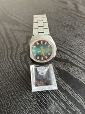 Vintage Citizen Automatikuhr – Grün und Silber