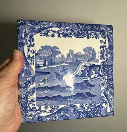 Spode blau italienischer - , 6