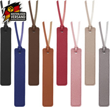 Leder-Lesezeichen Set 8