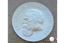 20 Mark DDR 1970 Friedrich Engels J. 1529 Silber Münzen 10773 Sammlerstück