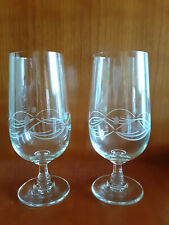 6  Biertulpen Biergläser DDR mit Schliff