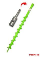 WERHE Erdbohrer für bohrmaschine mit SDS Plus adapter ⌀50 mm, 80cm länge