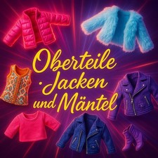 Oberteile, Jacken und Mäntel für Barbie & Co. -Vinatge und modern-