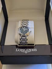 Sehr elegante Longines Damenuhr Prima Luna, Datum & Mondphase