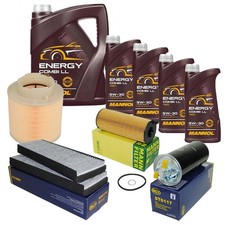 SCT MANN Inspektionspaket Audi A6 4F C6 2,7 3,0 TDI bis 10/08 +9L 5W30 Mannol Öl