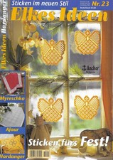 Elkes Ideen - Sticken im neuen Stil -  Hardanger Heft Nr. 23