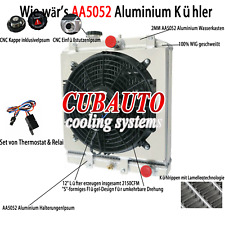 Alu Kühler+Lüfter+Relay Für HONDA CIVIC EG EK 1992-2000 CRX DEL SOL 1993-1997