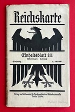 alte Landkarte Nr. 111
