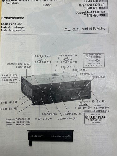 Blaupunkt acr 3220 3221 - 3220,