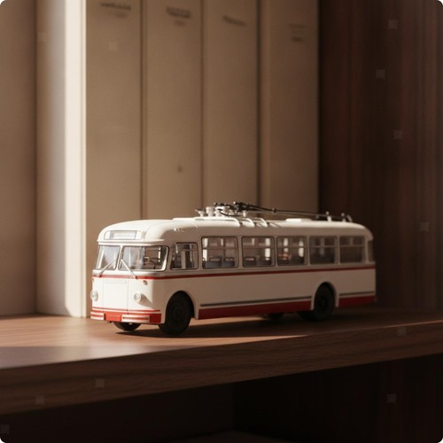 Trolleybus modell maßstab - trolleybus-modell, im