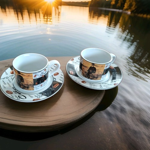 4tlg kaffeegeschirr 2tassen - 4tlg,