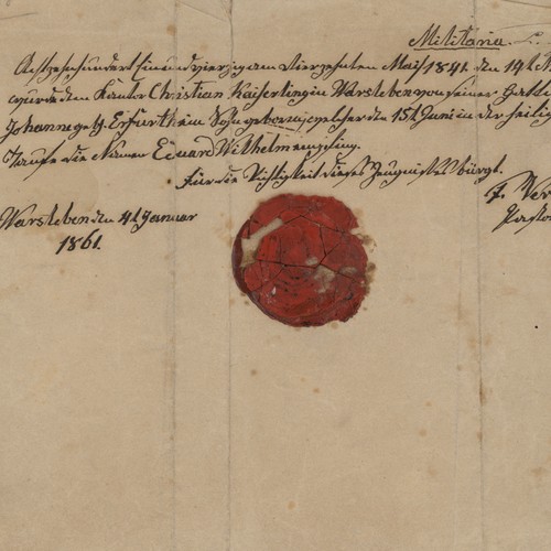 Geburtsurkunde historisch