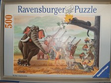 TOP: 500 Teile Puzzle Ravensburger Spiele Elefantenparade Dschungelbuch Disney
