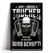 LKW Fahrer Metallschild