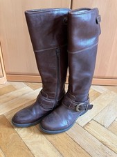 Stiefel braun Gr. 38 Reißverschluß gefüttert